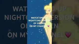 GOLDEN SPED UP NIGHTCORE #kpopdemonhunters #music #nightcore #golden #song #beautiful #edit