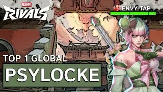 TOP 1 PSYLOCKE ! ENVY TAP - MARVEL RIVALS ELITES