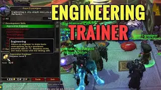 Shrine Of Two Moons Engineering Trainer Location (WoW MOP)