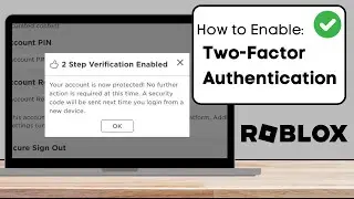 How To Add 2FA to Roblox - Enable 2 step Verification | Full Guide
