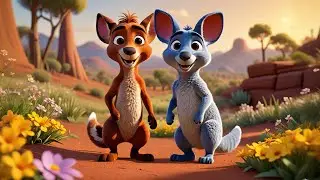 Three Jumping Kangaroos Count by Twos | Skip Counting Song  | Nursery Rhymes and Early Math Learning