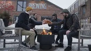 Dragonfire Portable Wood & Pellet Smokeless Fire Pit Bundle
