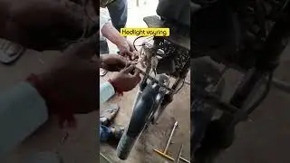 hero honda old splendor headlight wiring #mechanic #shortfeed #shorts #viral #clip