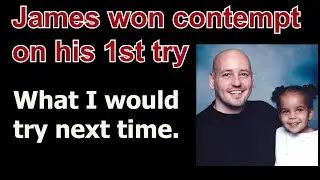CONTEMPT: I would demand a review hearing later