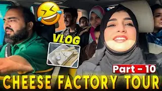 Part10| Yasser Apna Phone Bhul gye😰| Cheese Factory ka Tour| Aaye Haye Strawberry Yogurt😍|HKR