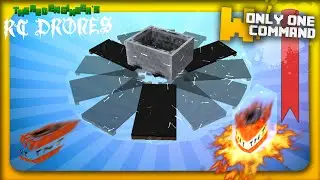 Minecraft - RC war Drones with only one command block