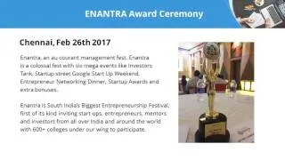 Best Mobile App Development for the Year - Enantra (Anna University)