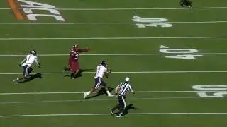 Liberty QB Malik Willis makes one of the best throws you will ever see