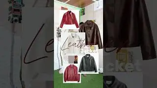 Leather jacket inspo ✨#leatherjacket #winterfashion #winterfits #shorts #ytshorts