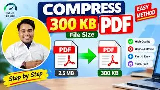 300 kb size ki pdf file kaise banaye konsa online tool use kare 300 kb pdf banane ke liye free me?
