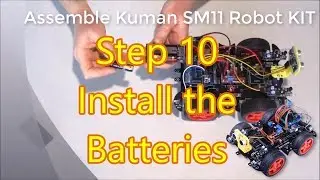 Assemble Kuman Smart Car Arduino Robot KIT SM11 Step 10: Charge and Install The Batteries