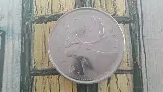 Quarter Canadian  25 Cents Elizabeth II 4e effigie 