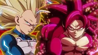 Dano Explosivo! O quão fortes são os LRs da Parte 1 do 11° Aniversário? (Goku SSJ4 e Vegeta SSJ3)