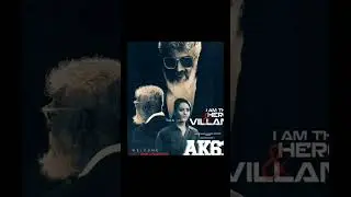 🤯💥 AK 61 THUNIVU  first look poster🔥💢 #AK #short #ytshort