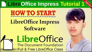 LibreOffice Impress Tutorial 1 | How to start | in hindi | by dev bind | th