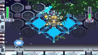 Rockman X4 (PS4) - Boss Rush Web Spidus as Ultimate Armor X (No Damage)