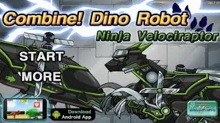 Ninja Velociraptor- Dino Robot Full Game 1080p