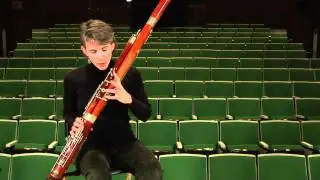 Embouchure for low E and below on bassoon