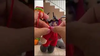 Moș Crăciun croșetat tutorial pas cu pas. Model 1(Parte II)Jucării croșetate - Babbo natale crochet