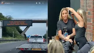 The former model put on an animated display during her Birmingham masterclass - and could be spotted