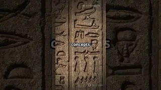 The HIEROGLYPHICS #eygpt #ancienthistory #ytshorts