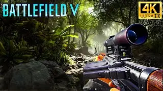 Battlefield V Multiplayer Gameplay FG-42 Weapon No Commentary 4K