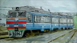 Zīmētie, gleznotie RVR DR1A pasažieru vilcieni, dīzeļvilcieni