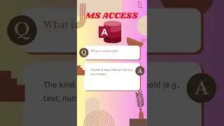MS Access Q&A: Essential Facts and Tips for Beginners | #shorts | #ms access | #access