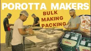 Parotta Large scale Making and Packing Video