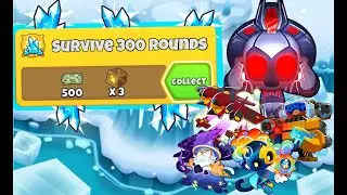 Can you Survive 300 Rounds on a Map that FREEZES Your Towers?