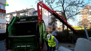 Platforme subterane pentru colectarea gunoiului Municipiul Deva
