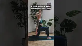 a QUICK and EASY way to release your whole body #alllevelsyoga #yogaflow #beginnersyoga