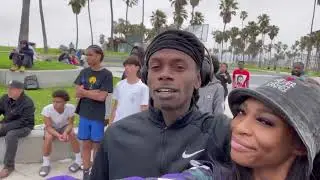 Steven Jo Versus The Professor 🏀 Venice Beach Vlog