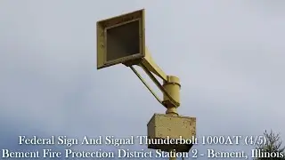 4/5 Port Thunderbolt 1000T Siren Test | Full Alert | Bement, IL | 5/2/23