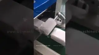 Paper tissue pack pillow type automatic film wrapping sealing machine testing video
