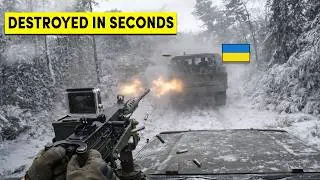 Russian Soldier Catches Ukrainian Vehicle DESTROYED in Seconds &bull; Insane GoPro Footage