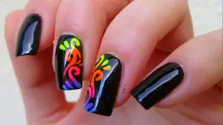 Neon Nail Art Design