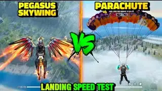 THE PEGUSUS SKYWING VS SURFBOARD IN FREE FIRE GAMEPLAY||WITCHER GAMING FF||