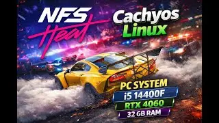 Need For Speed - Heat RTX 4060 FPS TEST | RTX 4060 Benchmark 1080p CachyOS Linux