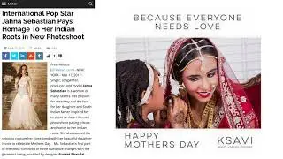 International Pop Star Jahna Sebastian Pays Homage To Her Indian Roots in New Photoshoot