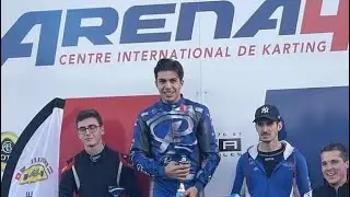KARTING 125 KZ TROPH&Eacute;E LIGUE VALENCE ARENA 45 17/10/21 ONBOARD