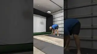 DIY Golf Sim Floor Continues Part 2! #golf #diy #home #homegolfsimulator