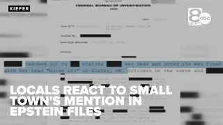 Kiefer reacts to town's mention in Epstein investigation files