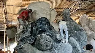 Ganesh Idol Making 2022 | Big Ganesh Idol Making Process 2022 | Dhoolpet Ganesh Idols 2022