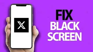 How To Fix And Solve X Twitter App Black Screen Problem | Easy Quick