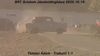 Tamasi &Aacute;d&aacute;m - Trabant 1.1 BRT Szlalom J&aacute;szboldogh&aacute;za 2025.10.19.
