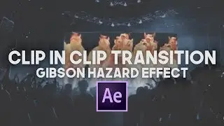 CLIP THROUGH CLIP MASKED TRANSITION (Gibson Hazard Inspired Tutorial)