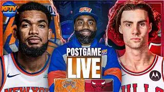 KAT Saves The Knicks In Wild Win Over The Bulls | Post Game Show | EP 698