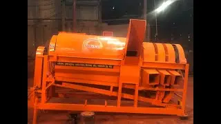 Gobind paddy thresher गोबिन्द धान थ्रेशर four fan