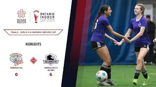 U14 GIRLS FINALS HIGHLIGHTS - 2025 Ontario Indoor Cup Final